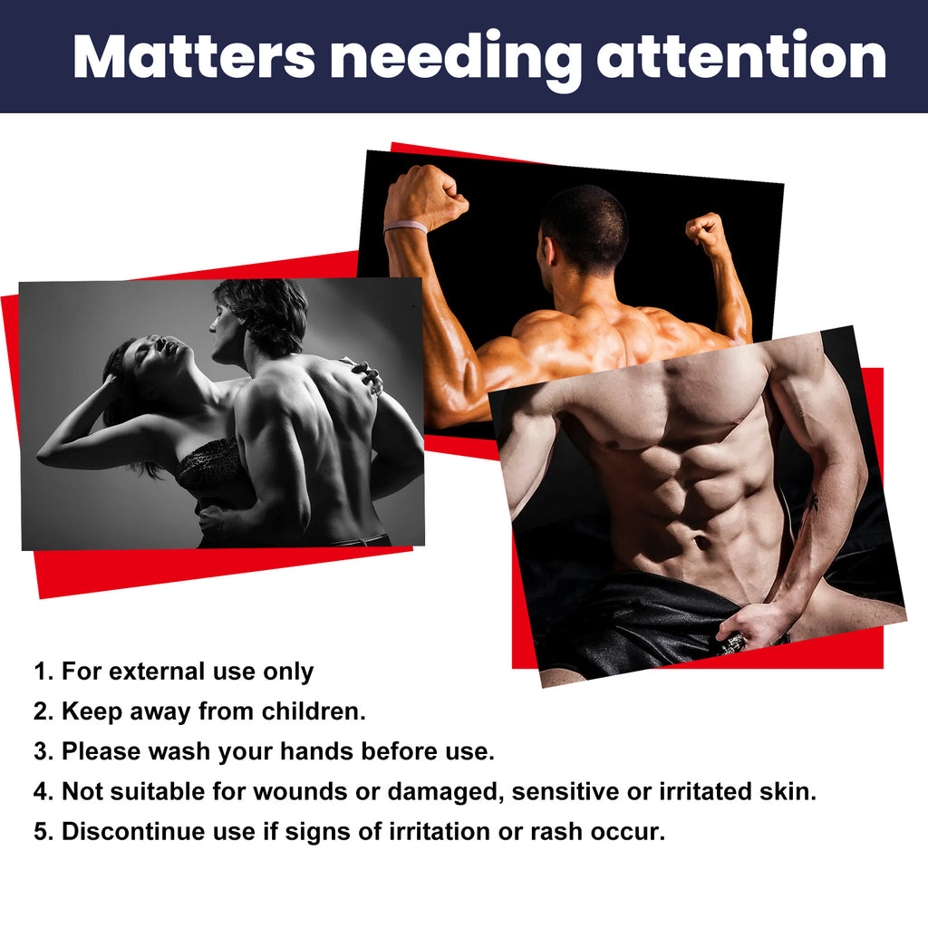 North Moon Men's Advanced Endurance Massage Oil - Premium Intimate Connection & Energy Boosting Body Essential Oil (30ml)