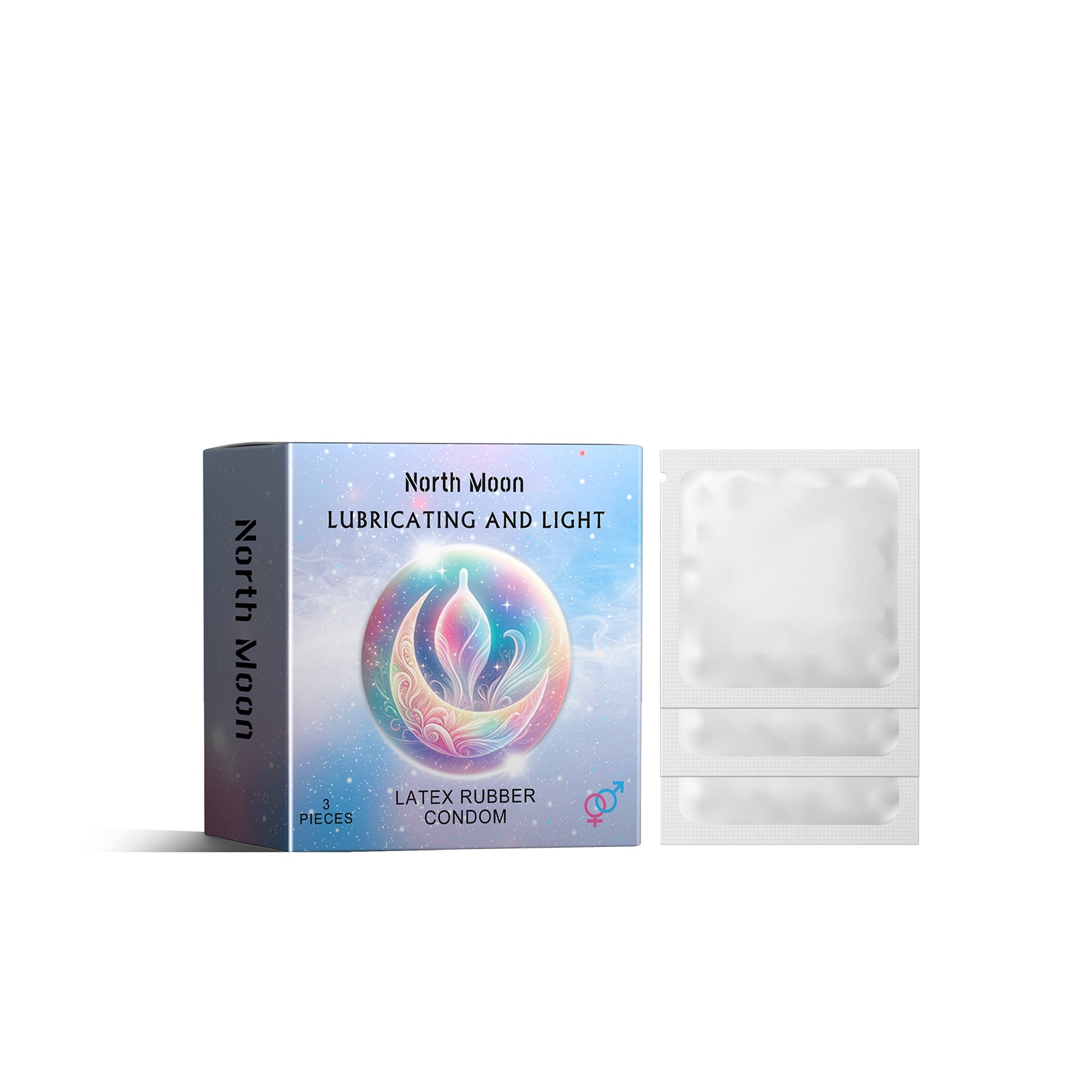 North Moon 超薄款避孕套 情侣身体安全防护螺纹玻尿酸多款系列