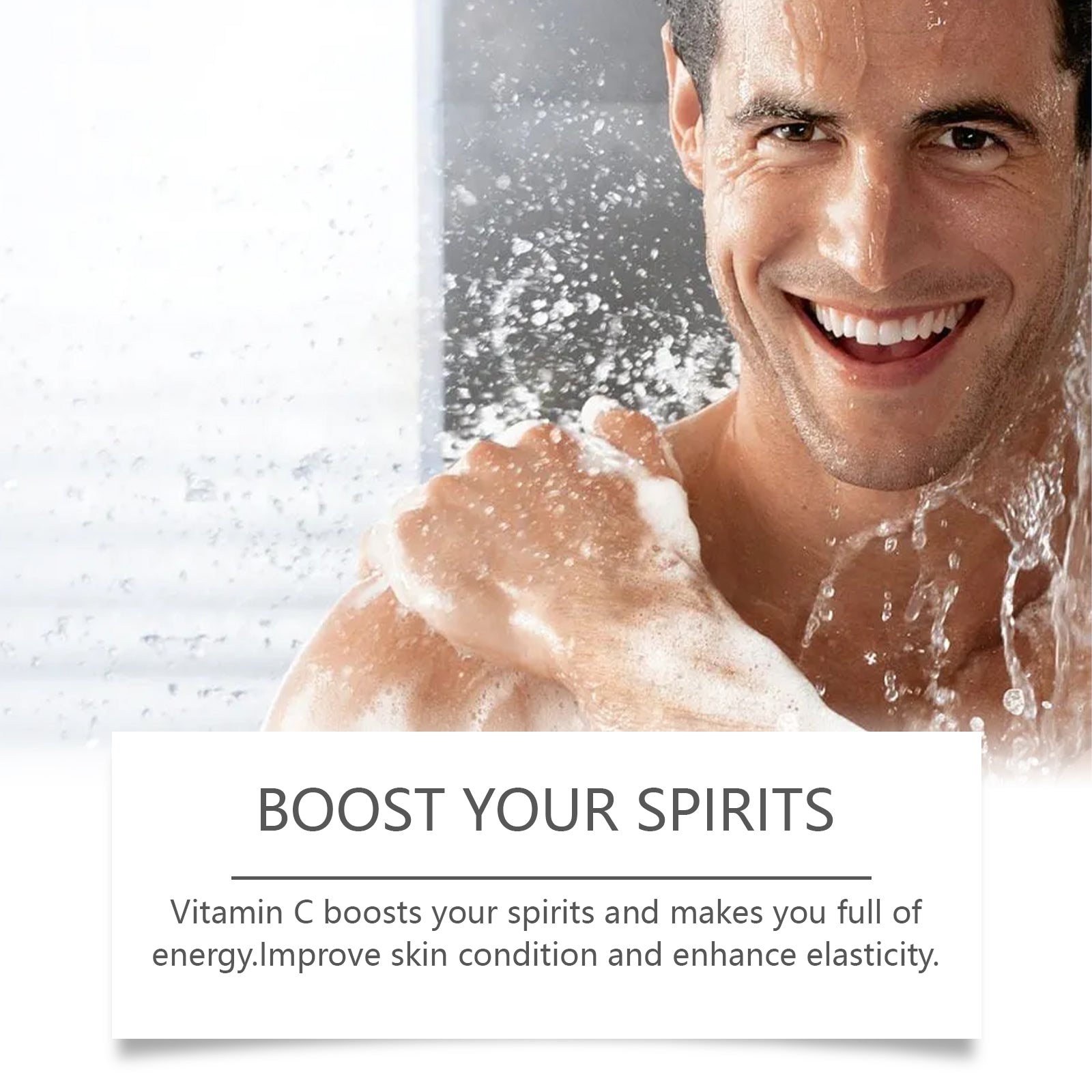 North Moon Men's Energizing Body Wash - Hydrating & Refreshing Cleanser with Ginseng & Horny Goat Weed Extract