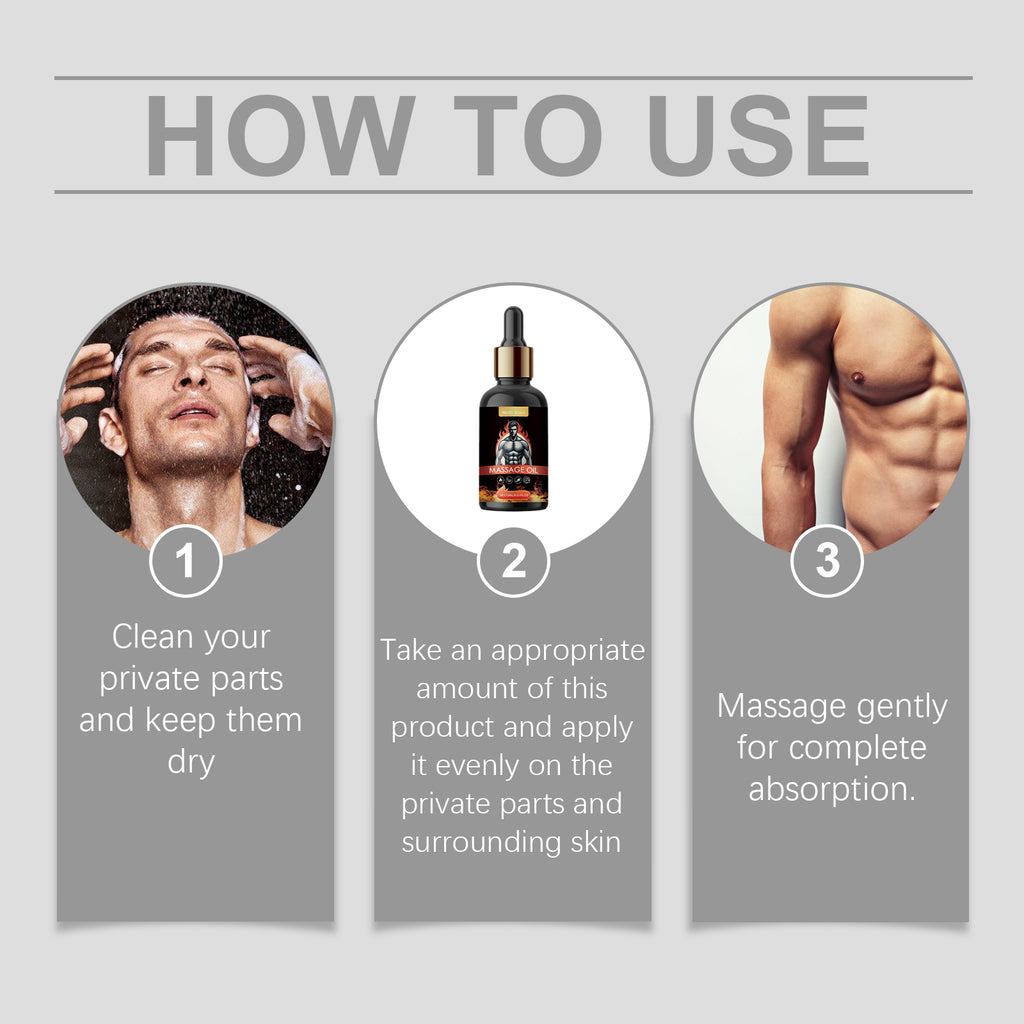 North Moon Men's Nourishing Body Massage Oil - Hydrating & Refreshing Skin Moisturizer for Daily Body Care
