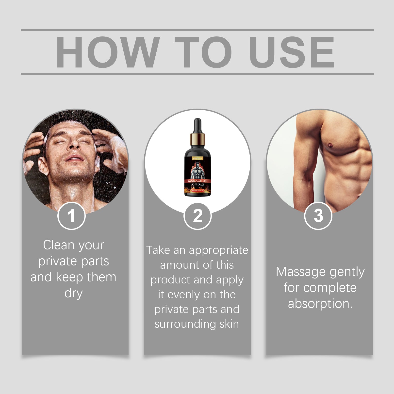 North Moon Men's Nourishing Body Massage Oil - Hydrating & Refreshing Skin Moisturizer for Daily Body Care
