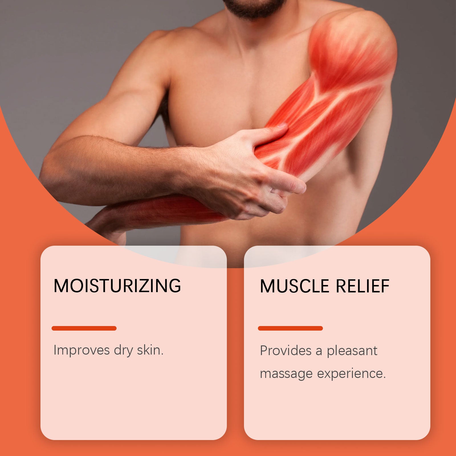South Moon Muscle & Joint Soothing Cream - Daily Body Massage Relief Rub for Knees & Muscles (50g)