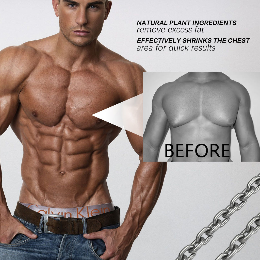 South Moon Men's Chest Firming Spray - Fat Burning & Muscle Toning Mist with Caffeine & Collagen (30ml)