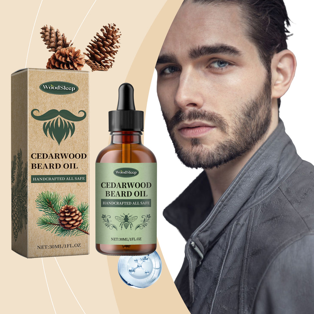 WoodSleep 男士胡须护理精油 滋养光泽软化胡子柔顺度护理精油