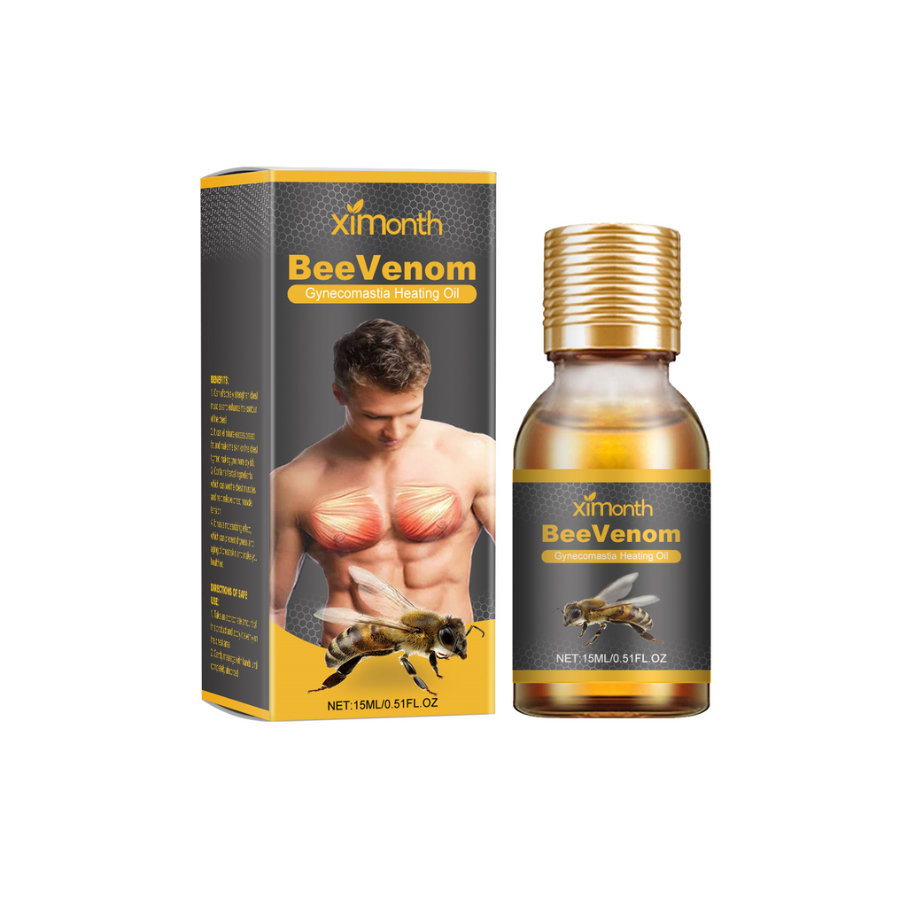 Ximonth Men's Chest Firming Massage Oil - Premium Gynecomastia Reduction & Skin Tightening Body Oil (30ml)