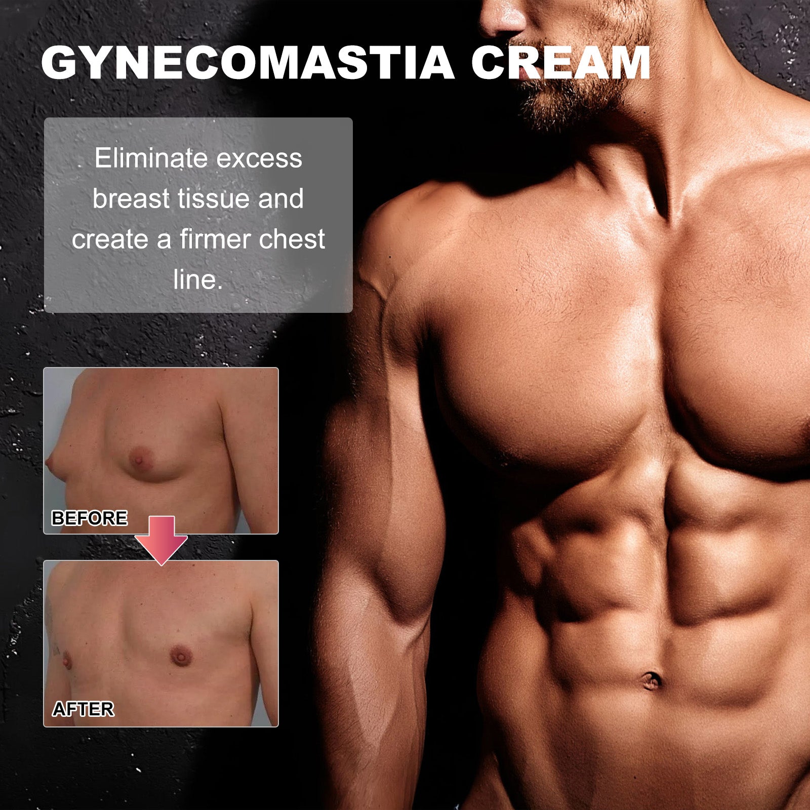 Ximonth 男性乳房塑形护理液（15ml） 提升胸部轮廓紧实光泽男士护理液