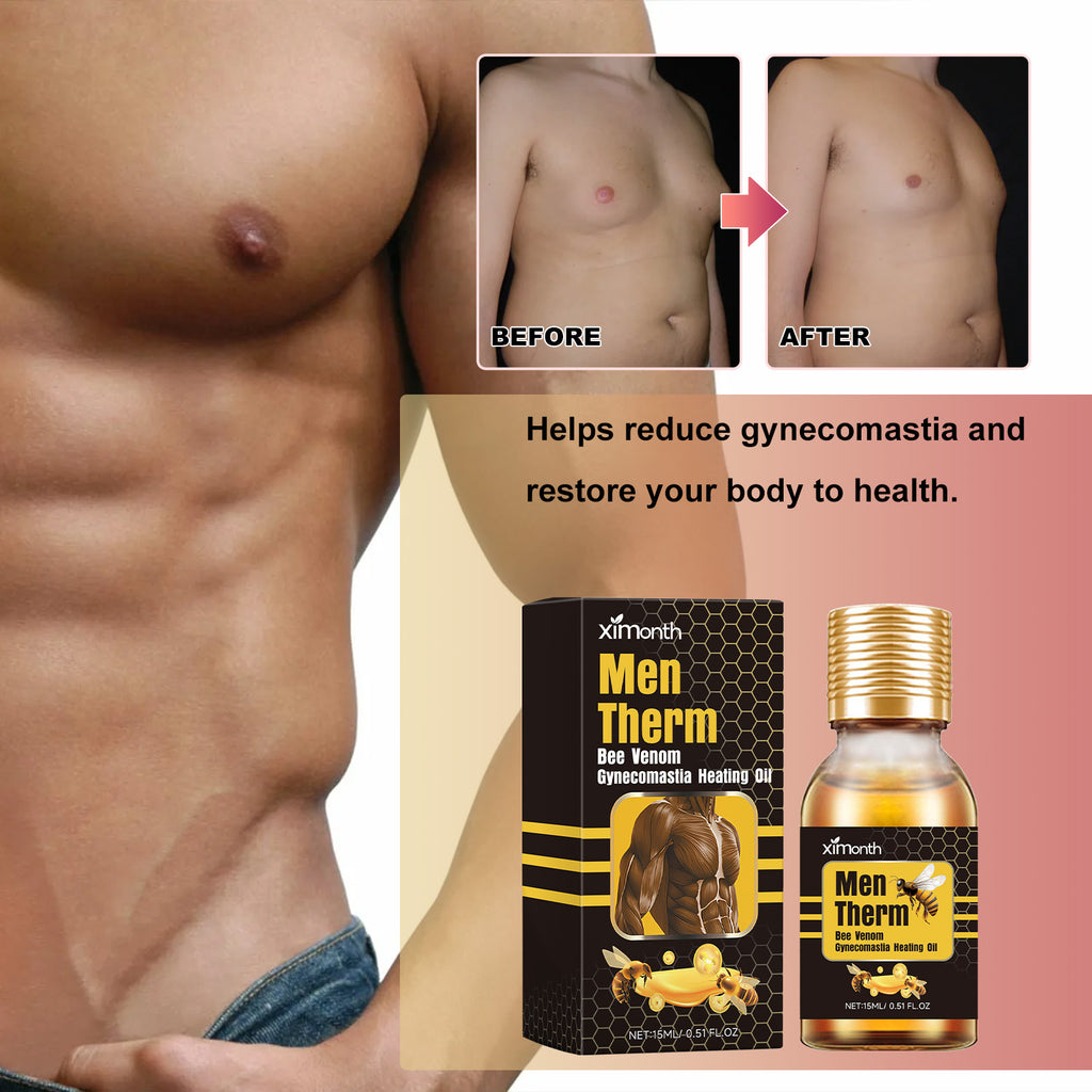Ximonth 男性乳房塑形护理液（15ml） 提升胸部轮廓紧实光泽男士护理液