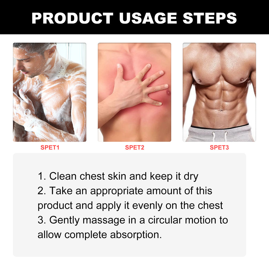Ximonth 男性乳房塑形护理液（15ml） 提升胸部轮廓紧实光泽男士护理液
