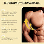 Ximonth Bee Venom Men’s Chest Care Oil – Moisturizing Massage Roller