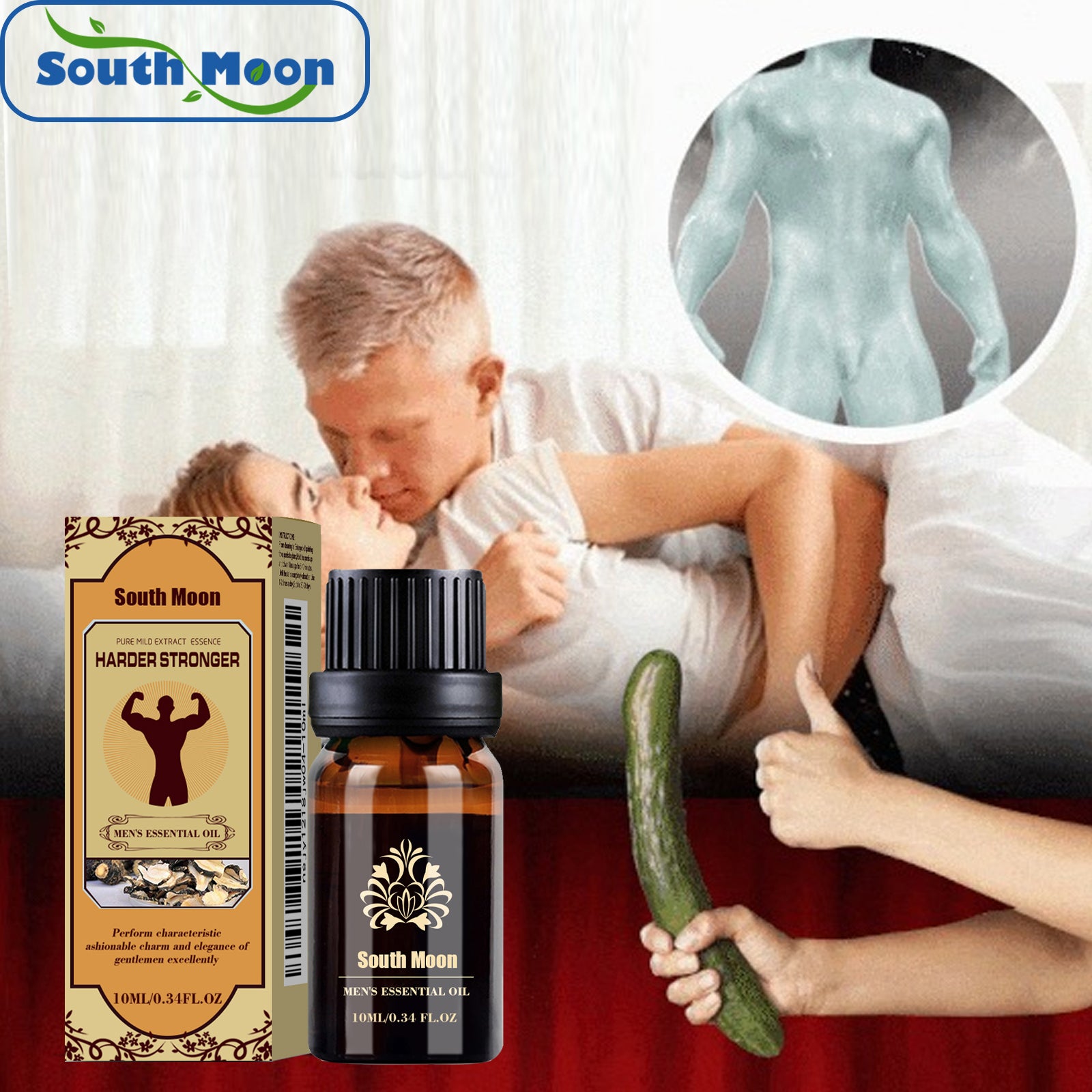 South Moon 男士精油 私处按摩保养护理增强活力滋润保健